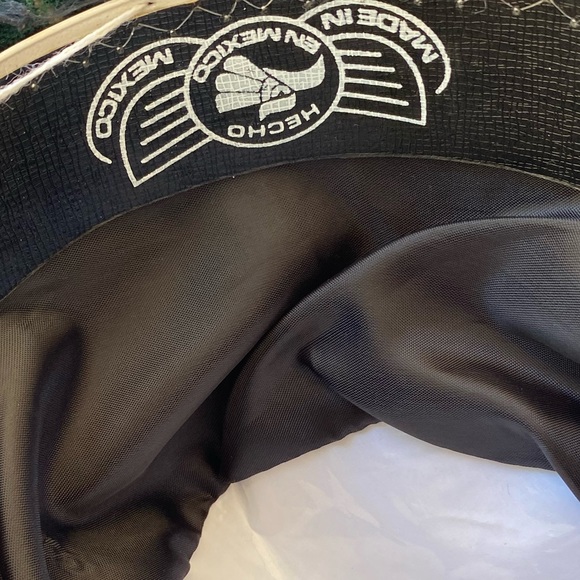 Sequins Deluxe Emerald Handmade Mariachi Sombrero - Picture 4 of 6